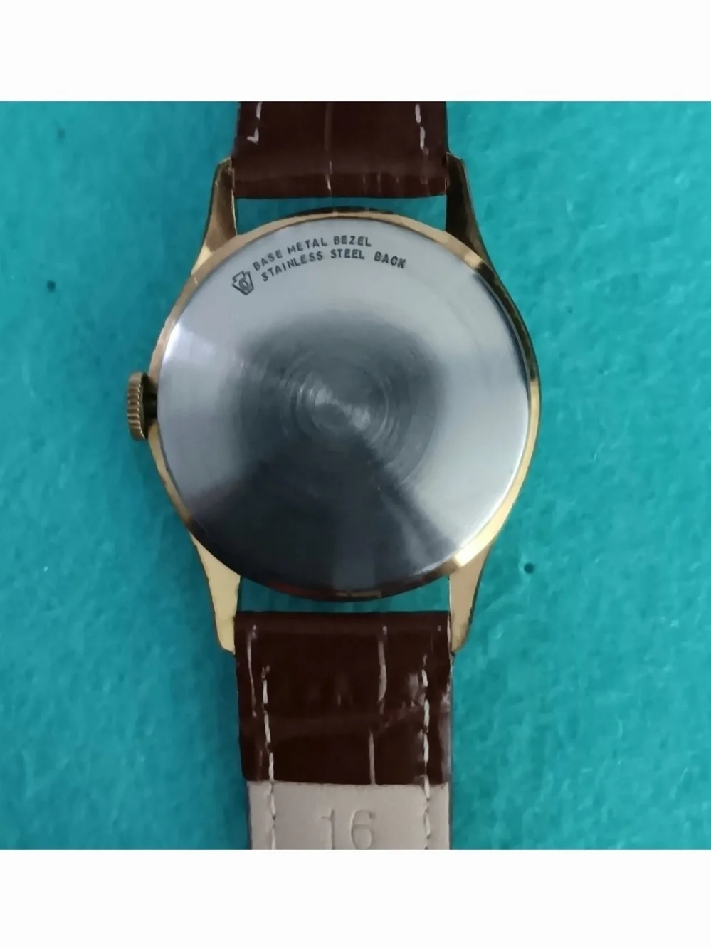 Vintage Elgin 19 Jewels Hand Wind Watch Running With 2 Slot Travel Case
